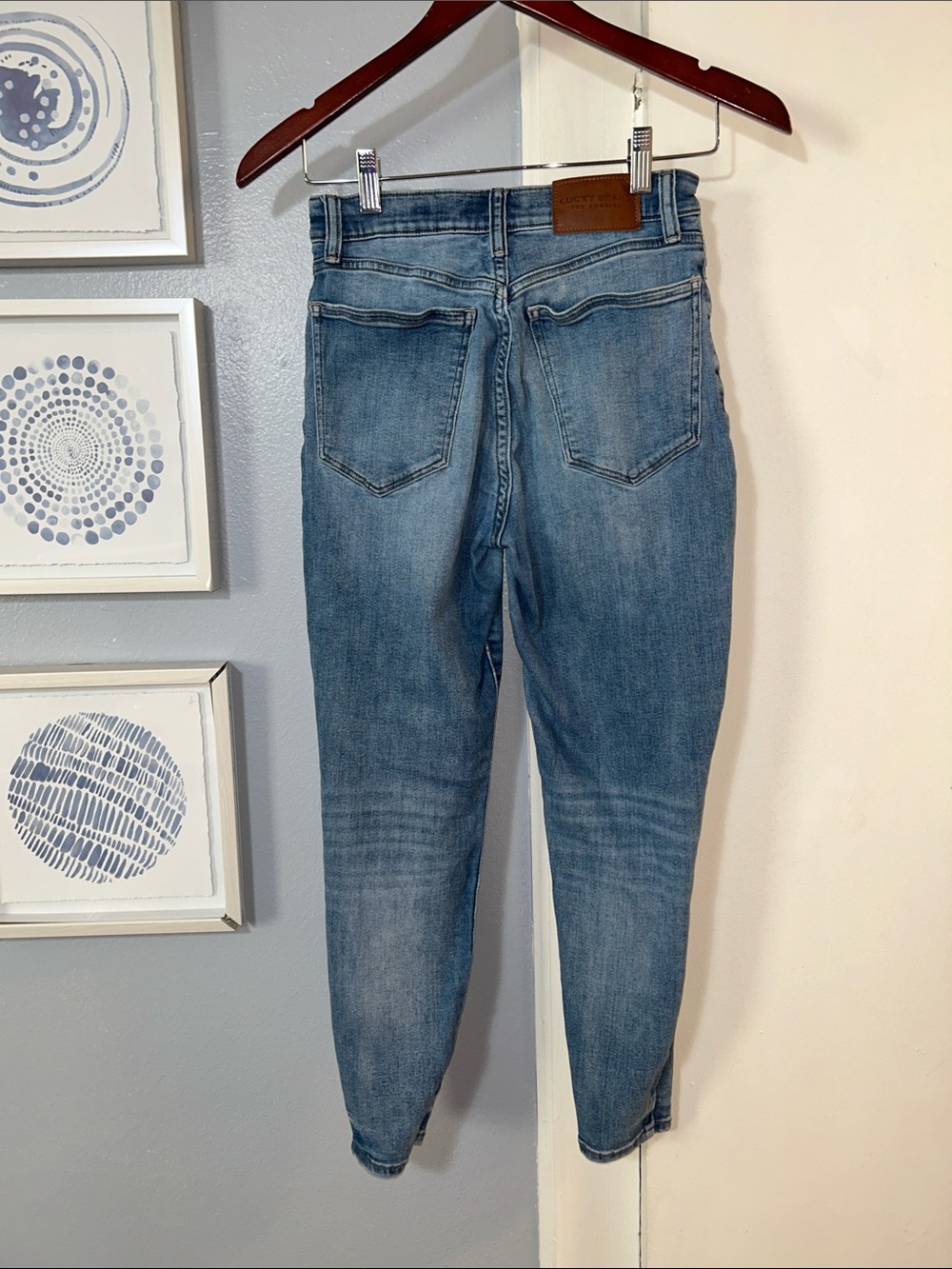 Lucky Brand Women’s Classic High-Rise Bridgette Blue Skinny Jeans Size 10/30 - Picture 2 of 7
